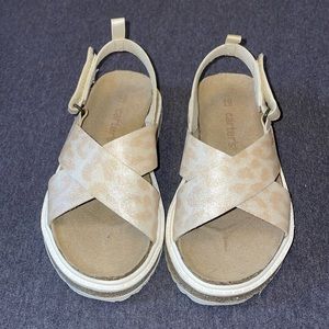 Carter’s Cheetah Print Cindy Sandals